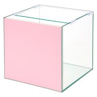 アクロ バックスクリーン貼付済　チェリーピンク　オールガラス２７ｃｍ水槽　アクロ２７Ｎ（２７×２７×２７ｃｍ） 475975 1個（直送品）