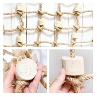 リーフ 大型インコ&オウム用 コーヒーの木と麻ロープのアスレチック網はしご Mサイズ 899612 1個（直送品）