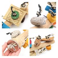 リーフ 大型インコ&オウム用 タコの木おもちゃ付きパーチ Mサイズ 899615 1個（直送品）