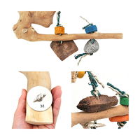 リーフ 大型インコ&オウム用 タコの木のおもちゃ付きマルチパーチ Mサイズ 899617 1個（直送品）