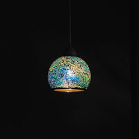 イシグロ モザイク ペンダントライト S オーロラ コバルトブルー 21174 1個（直送品）