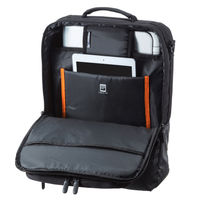 ビジネスバッグ 15.6インチワイド 3WAY ブラック 縦型 通勤用 BAG-3WAY23BK 1個
