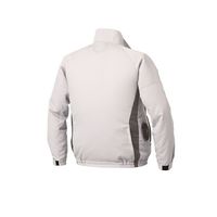 空調服 空調服(R) 長袖ブルゾン(エプロン付)(ウェアのみ)/シルバー3L KU92340/SILVER/3L 1着（直送品）