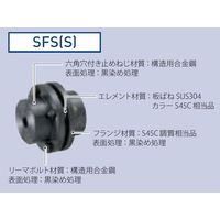 三木プーリ サーボフレックスカップリング SFS-14S-30-42 1PC（直送品）