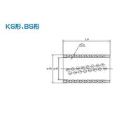 THK LMストローク ST10B 1セット(2PC)（直送品）