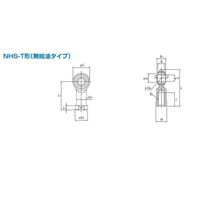 THK ロッドエンド NOS22T 1セット(2PC)（直送品）