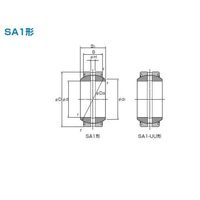 THK 球面軸受 SB35 1セット(2PC)（直送品）