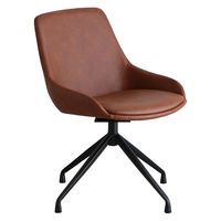 【軒先渡し】東馬 エデル ラウンドチェア　 キャメル 54675780 1台（直送品）