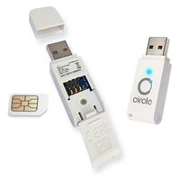 AB Circle SIMサイズ接触式ICカード リーダライタ CIR115B-01 1台（直送品）