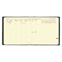 ２０２4年度1月始まりダイアリー クオバディス エグゼクティブノート　クラブ １週間バーチカルタイプ レッド 1冊（直送品）