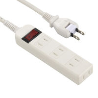 オーム電機 4口2mブレーカー付タップTV 00-5033 1個