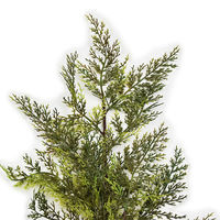 KMA 【造花】ヒバスプレー 大 5本入 049-4241230-5 1セット(5本入)（直送品）