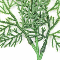 KMA 【造花】ヒバスプレー 小 10本入 049-4241235-10 1セット(10本入)（直送品）