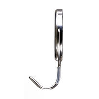 ミツヤ 超強力 ステンレスパワー マグネットフック フラット 18kg PMH-SUS18 1個