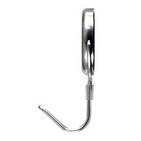 ミツヤ 超強力 ステンレスパワー マグネットフック フラット 3kg PMH-SUS3 1セット(2個)