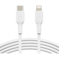 ライトニングケーブル 1m USB（C）[オス]-Lightning[オス] USB PD対応 高速充電 ホワイト Belkin ベルキン