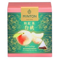 MINTON（ミントン）和紅茶ティーバッグ 白桃 1セット（30バッグ:10バッグ入×3箱）