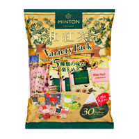 MINTON（ミントン）和紅茶ティーバッグ バラエティパック 1セット（90バッグ：30バッグ入×3袋）