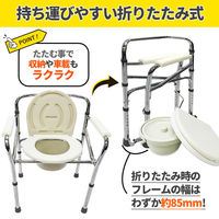 ピースアップ 折りたたみ簡易トイレポータブル OKT03 10002447 1個