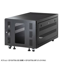 サンワサプライ 19インチマウント型サーバーラック(9U・D1100) CP-SVT9U 1個（直送品）