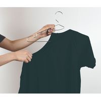 パール金属 メタリア ステンレス製 首元を伸ばさないハンガー 4549308561852 1個