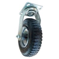 シンセイ キャスター付タイヤ8インチ自在タイプ 台車取付 4571191190642 1セット(1個×4)