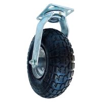 シンセイ キャスター付タイヤ10インチ自在タイプ 台車取付 【DIY】 4571191190666 1セット(4個)（直送品）