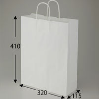 シモジマ 25チャームバッグ 2才 晒白無地 003235801 1袋(50枚)