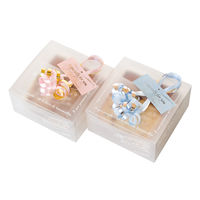 ヘッズ カーリングリボン付シール/ピンク-1 CRP-1S 1パック(50枚)