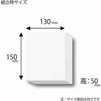 シモジマ 白無地箱 Hー50 サック式 006835000 1束(10枚)