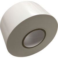 キラックス 幅広ビニールテープ 38mmX20m 白 KCBT-3820-WH100P 1パック(5巻)