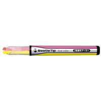 コクヨ 2色蛍光マーカー Y/P <ビートルティップ・デュアルカラー> PM-L303-1 1本