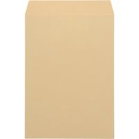 シモジマ ヘイコー クラフト封筒 角2 85G テープ付 007522402 1束(100枚)