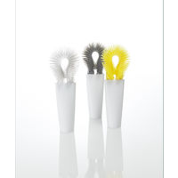 tidy（ティディー） すみっこ洗い用ブラシ プラタワ・フォースミ グレー 1個 テラモト