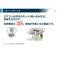 サンライズコーポレーション 静電気除去フィルター e-Air 4枚セット AE-04 1セット（直送品）