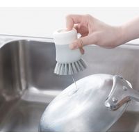 マーナ キッチンブラシ クリア 1個