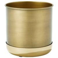 杉田エース CLOVERポット ウィズ ソーサー φ21 ゴールド×ゴールド CYF956021 1個（直送品）