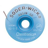 エスコ 0.9mm ソダーウィック(25巻) EA323-1A 1袋（直送品）