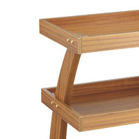 【軒先渡し】サロンワゴン ウッド(ナチュラル)FV-158-CH　1台　フィフティ・ヴィジョナリー（直送品）