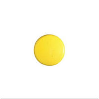 コクヨ カラーマグネット 直径30mm 5個入 黄 マク-30NY 1パック（わけあり品）
