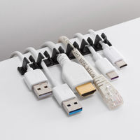 サンワサプライ 粘着固定ケーブルホルダー(はさみで切り離せる・3個入り) CA-514 1個