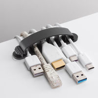 サンワサプライ 粘着固定ケーブルホルダー(フタ付き・3個入り) CA-513 1個