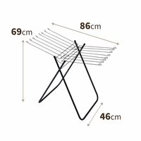 天馬 PORISH ブラック物干し タオルハンガースタンド PSBK-01 811001077 1台