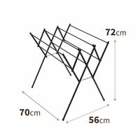 天馬 PORISH ブラック物干し タオルスタンド PSBK-03 811001079 1台
