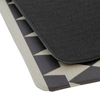 ベストコ フロアマット抗菌 防カビ 防臭 防炎 120×120cm ライトグレー ND-4582クラシオン 1個（直送品）