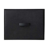 ベストコ 収納 ボックス 幅39×奥行53×高さ30cm ブラック ND-9546 L39 Reuse Dan Box シリーズ 1個（直送品）