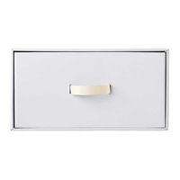 ベストコ 収納 ボックス 幅44×奥行53×高さ23cm ホワイト ND-9541 WM44 Reuse Dan Box シリーズ 1個（直送品）