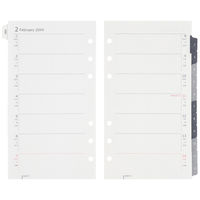 マルマン 【2024年版】リフィル バイブル データプラン 6穴 週間(見開き2週間) 月曜始まり DP175-24 1冊（直送品）