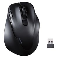 ワイヤレスマウス Bluetooth/無線2.4GHz 静音 8ボタン M 充電式 M-XGM50MBSKBK エレコム 1個（直送品）