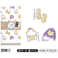 【インバウンド・海外旅客向】日繊商工 てぬぐい「関東2」/Have a nice tripカード付 TU706 1箱(100枚入)(個装)（直送品）